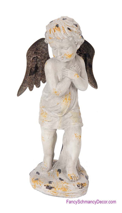 Rustic Cross Handed Angel