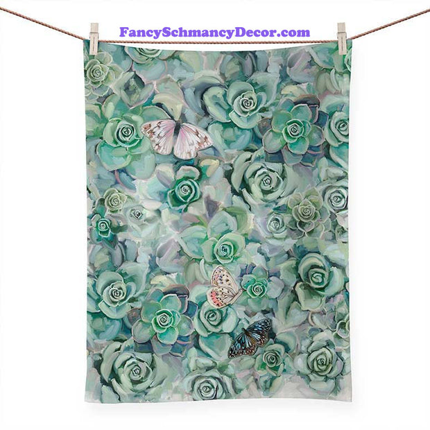 Butterfly Guests Tea Towel