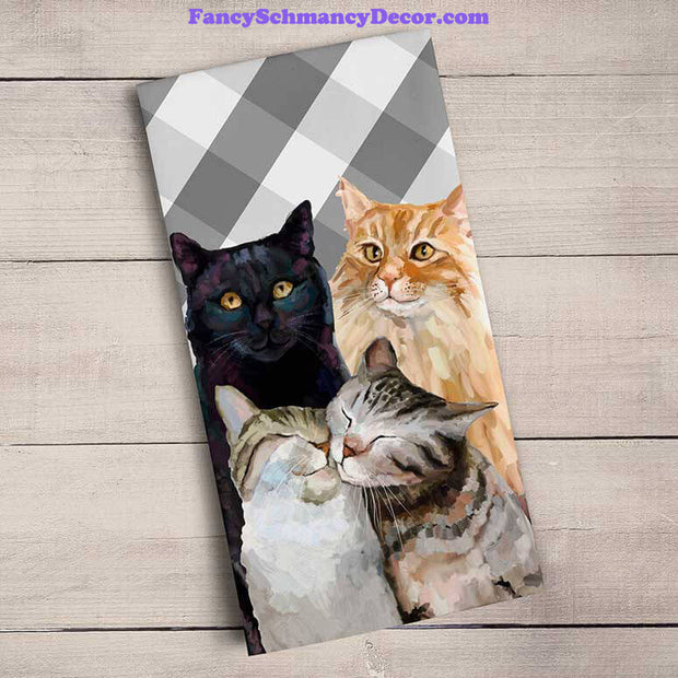 Feline Friends - Cat Bunch Tea Towel
