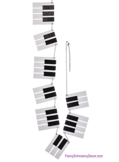 72" Piano Key Garland