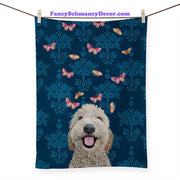 Happy Dog Tea Towel