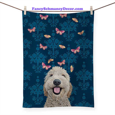 Happy Dog Tea Towel