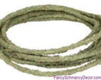 Green Moss Rope with Wire 25'