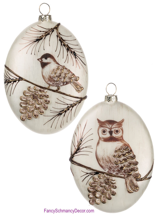 Owl or Bird Ornament by Sullivans Gifts