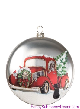 5" Disc Homeward Bound Christmas Ornament  by Sullivans Gifts
