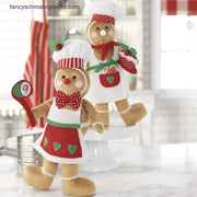 Plush Baker Gingerbread Man by Raz Imports