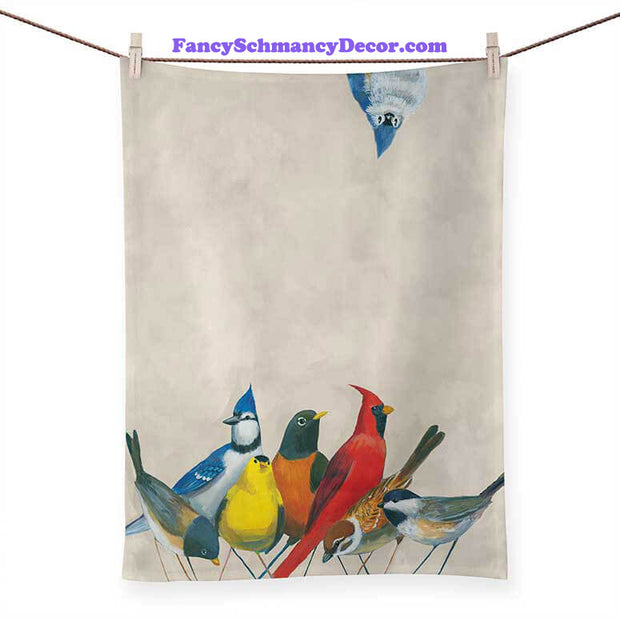 Songbirds Tea Towel