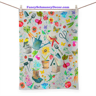 Spring Gardening Tea Towel