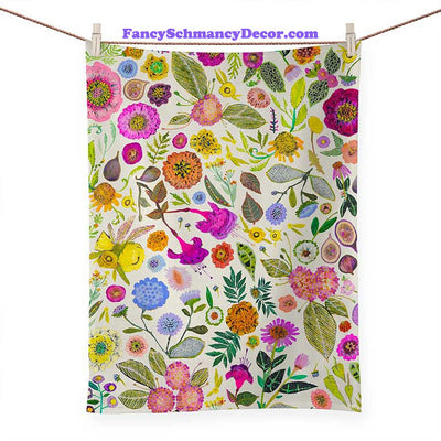 Wildflowers Tea Towel